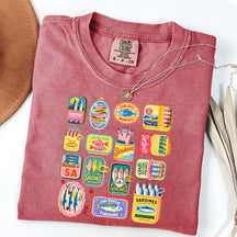 Vintage Sardine Can Mediterranean Food T-Shirt