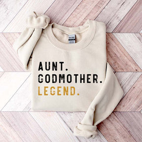 Funny Aunt Godmother Legend Sweatshirt