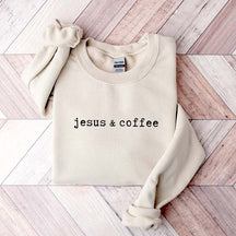 Minimalist Coffee And Jesus Sweatshirt