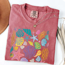 Vintage Seashells Ocean T-Shirt