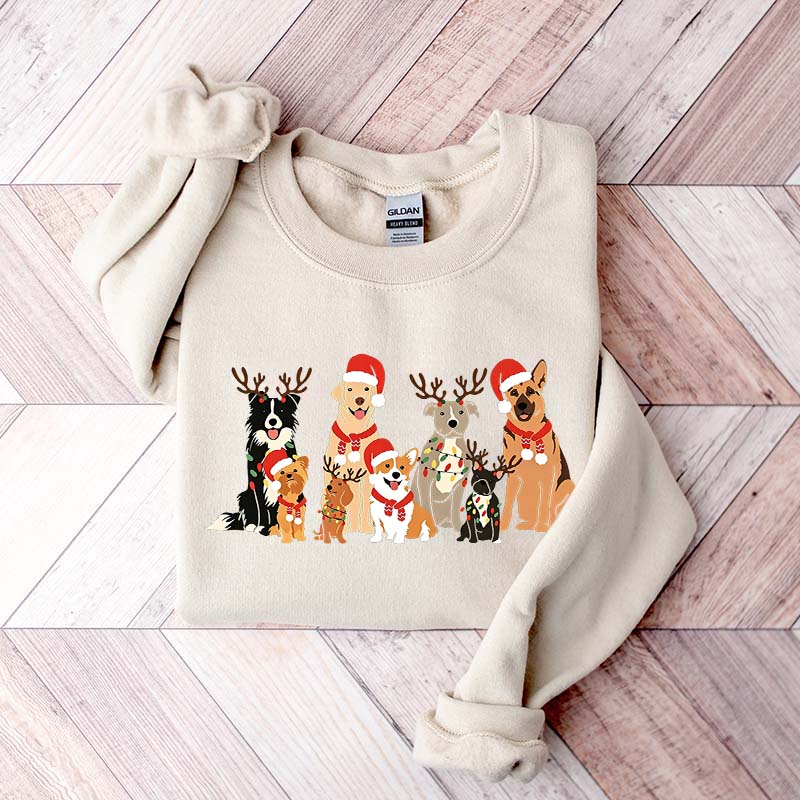 Christmas Dog Holiday Lover Sweatshirt