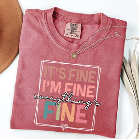 Everything is Fine Sarcastic T-Shirt