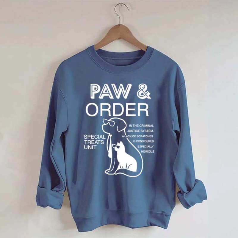 Paw And Order Fur Mama Sweatshirt