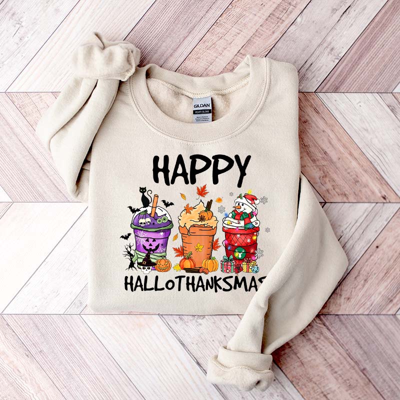 Happy Hallothanksmas Sweatshirt