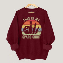 This Is My Spare Retro Bowling Sweatshirt