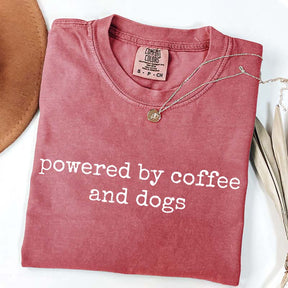 Powered By Coffee And Dogs T-Shirt
