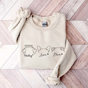 Custom Dog and Cat Ears Sweatshirt