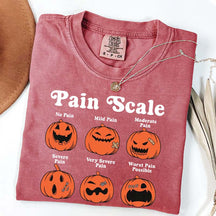 Pain Scale Fall Pumpkin Nurse T-Shirt