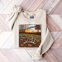 Nature Scene Hunting Season Sweatshirt