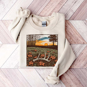Nature Scene Hunting Season Sweatshirt