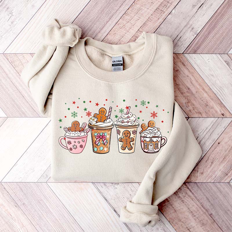 Gingerbread Christmas Coffee Cute Sweatshirt