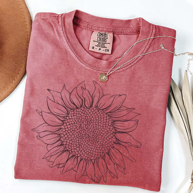 Comfort Colors Sunflower T-Shirt