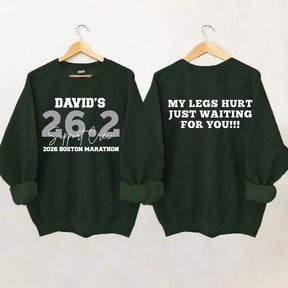 Custom Marathon Support Crew Sweatshirt