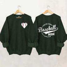 Heart & Baseball Sweatshirt