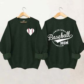 Heart & Baseball Sweatshirt