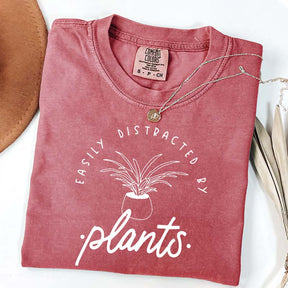 Simple Easily Distracted by Plants T-Shirt