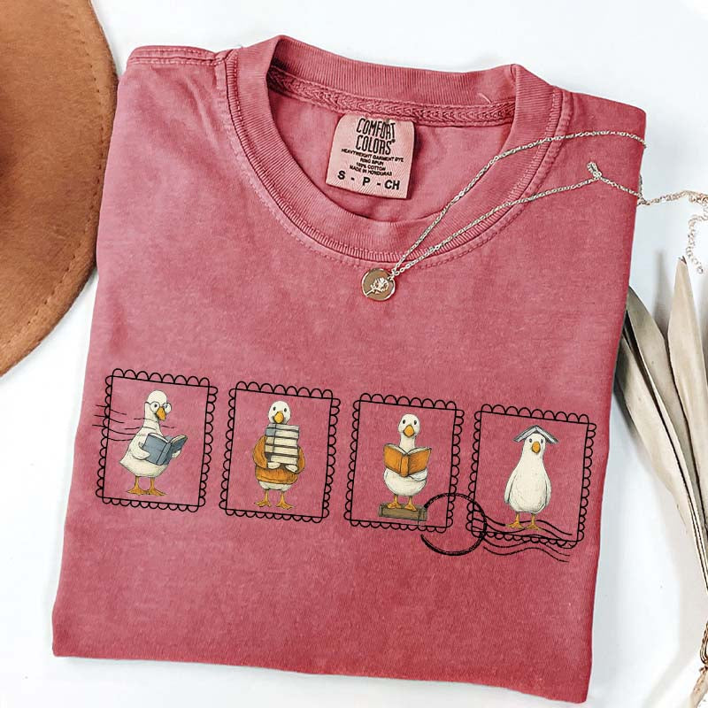 Silly Goose Teacher Book T-Shirt