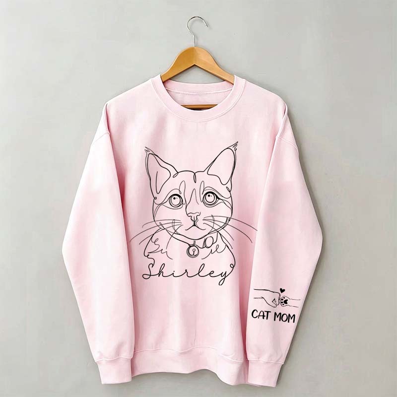 Personalized Pet Photo Dog Cat Sweatshirt