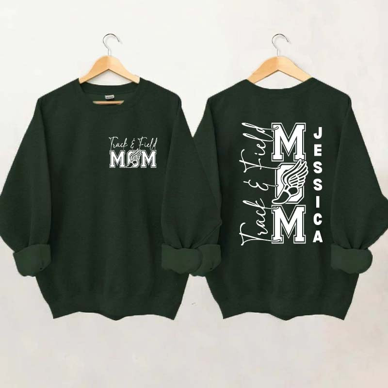 Custom Track and Field Mom Sweatshirt