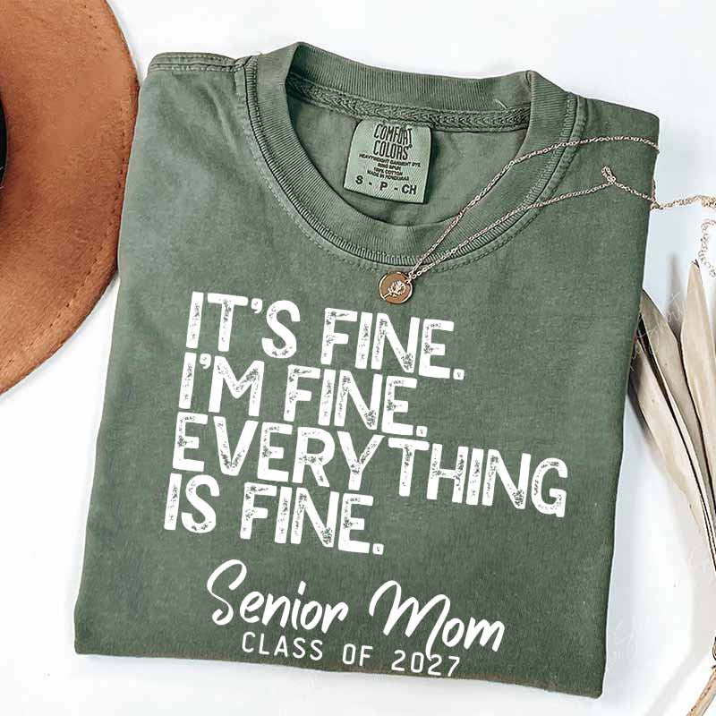 Senior Mom Class of 2027 T-Shirt
