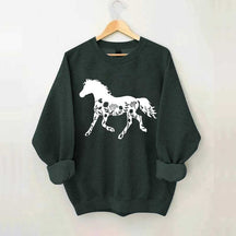 Floral Horse Sweatshirt