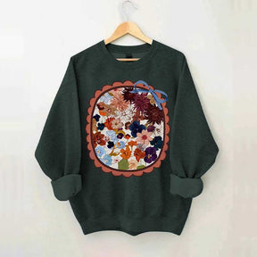 Boho Wildflowers Fantasy Sweatshirt