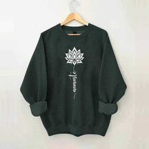 Namaste Lotus Flower Yoga Sweatshirt