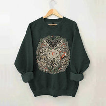 Forest Friends Cryptid Mothman Bigfoot Sweatshirt