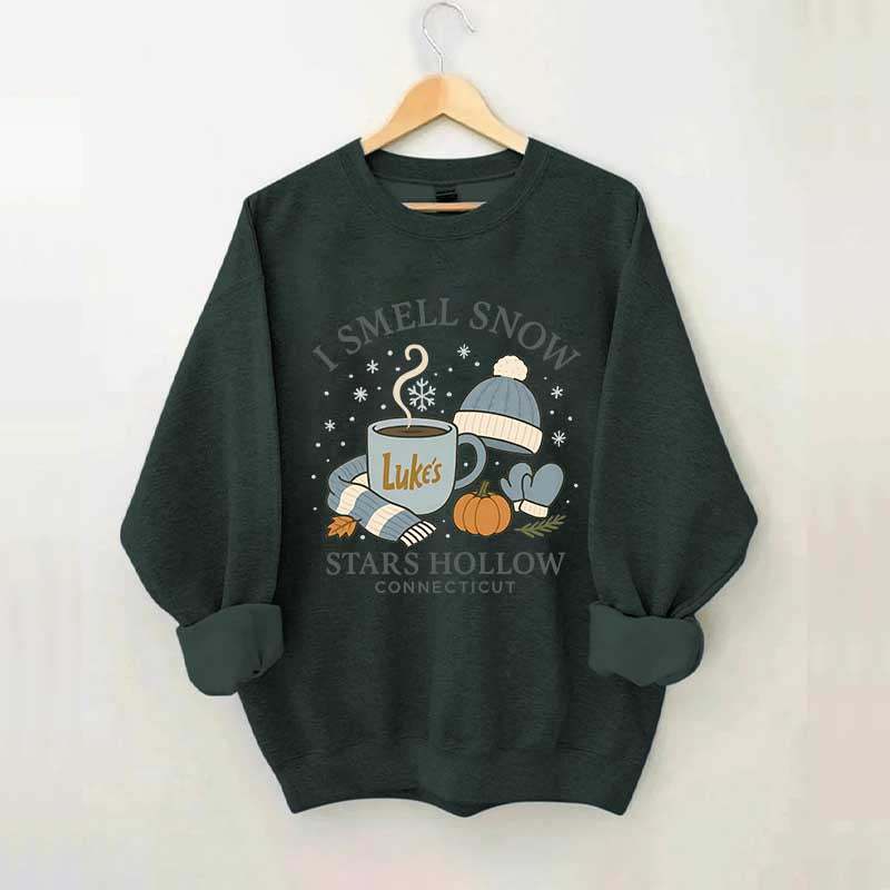 I Smell Snow Stars Hollow Sweatshirt