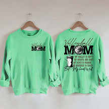 Volleyball Mom My Wallet is Empty Sweatshirt