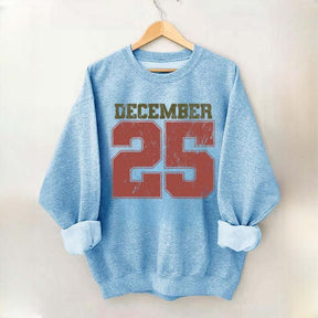 Retro December 25 Christmas Sweatshirt