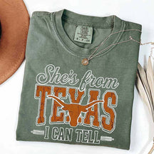 Comfort Colors She's From Texas T-Shirt