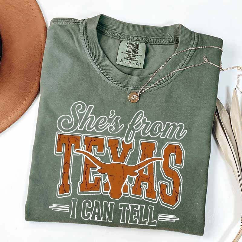 Comfort Colors She's From Texas T-Shirt
