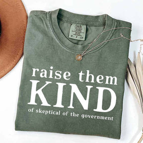 Raise Them Kind Homestead Mom Funny T-Shirt