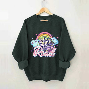 Rainbow School Book Lover Sweatshirt