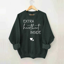 Extra Heartbeat Inside Minimalist Sweatshirt