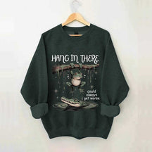 Sassy Frog Hang In There Sweatshirt
