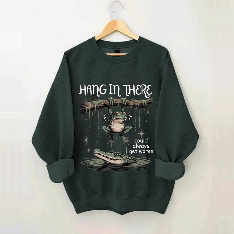 Sassy Frog Hang In There Sweatshirt