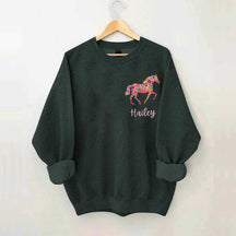 Custom Girl Horse Sweatshirt