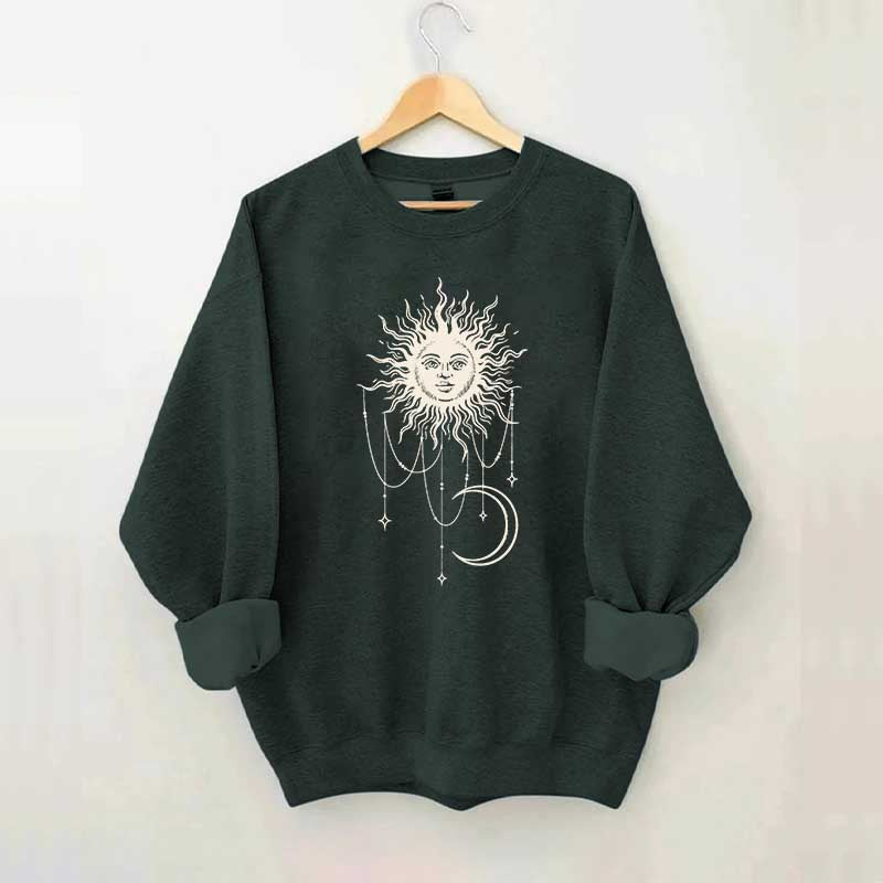 Widow's Bay Patricia Celestial Sun Moon Sweatshirt