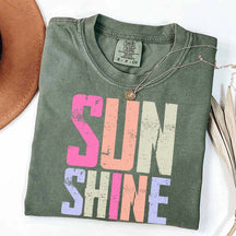 Distressed Beach Mom Sunshine T-Shirt