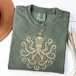 Comfort Colors Quiet Activism Mandala Ocean Lover T-Shirt