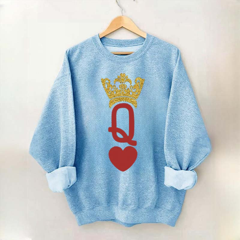 Queen Of Hearts Sweatshirt