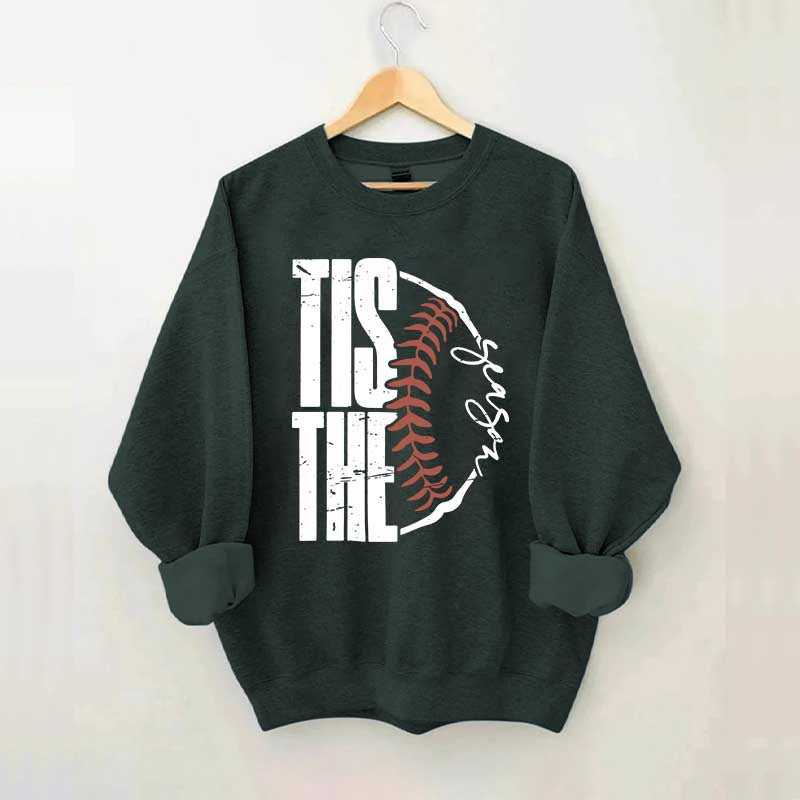 Tis The Season Baseball Softball Sweatshirt