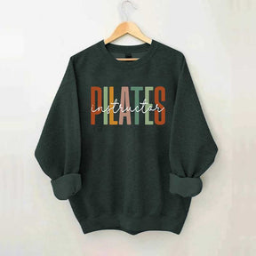Pilates Instructor Comfort Colors Gym Workout Sweatshirt