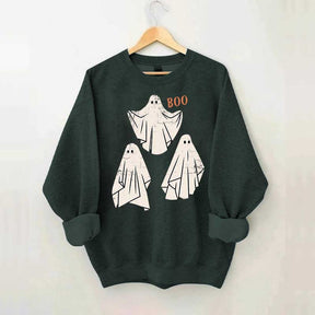 Retro Ghost Boo Sweatshirt