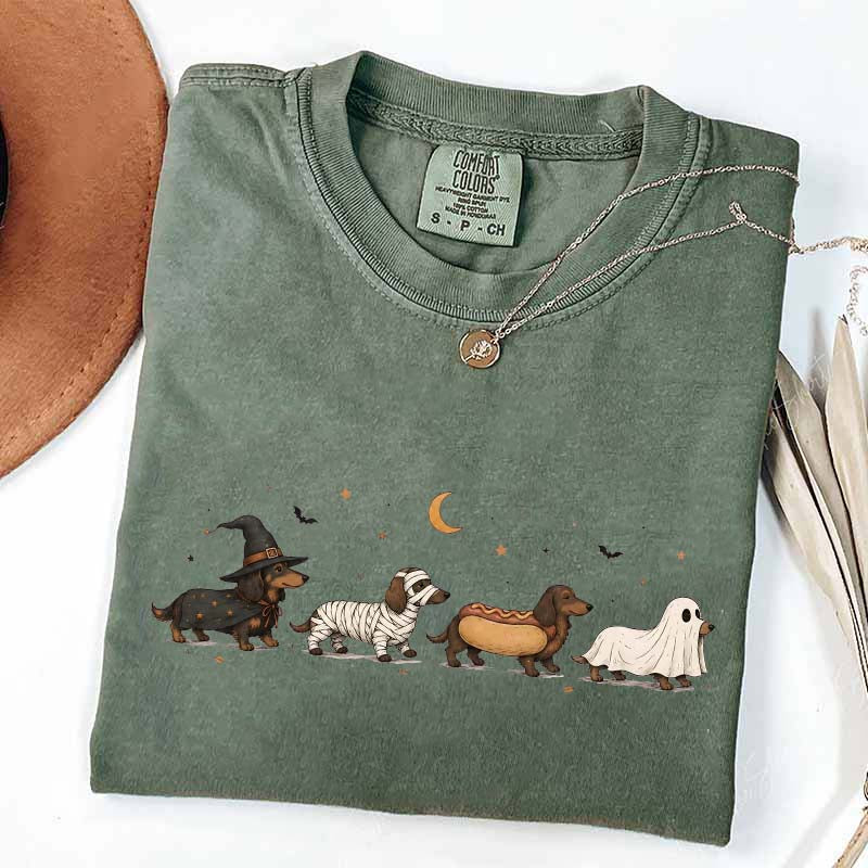 Halloween Dachshund Costumes T-Shirt