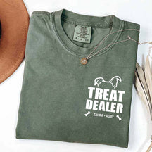 Custom Dog Dad Pet Name T-Shirt