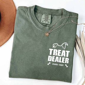 Custom Dog Dad Pet Name T-Shirt