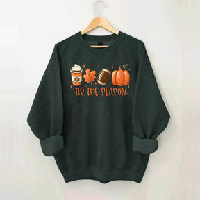 Tis The Season Coffee Football Sweatshirt